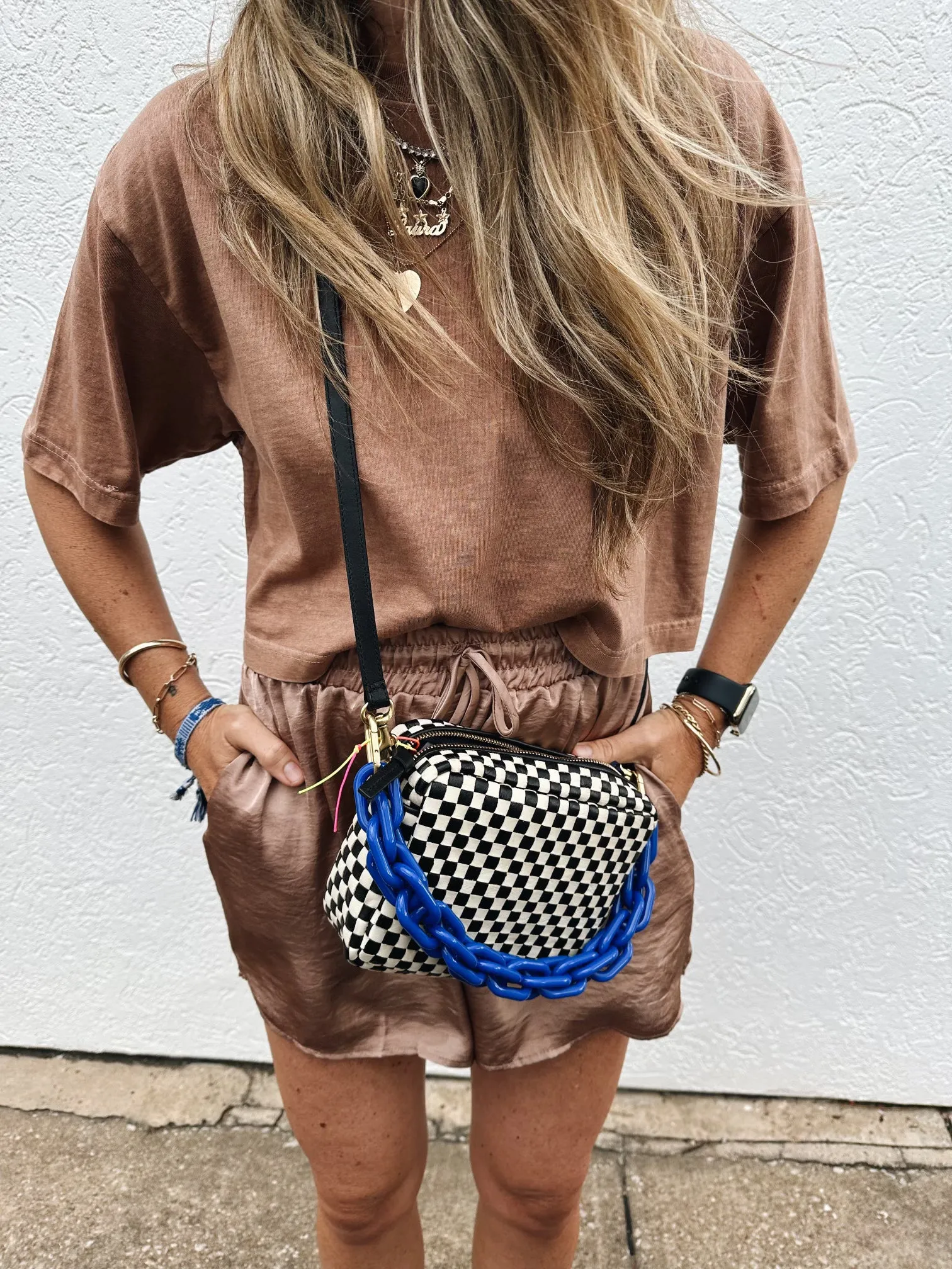 A H Oversized Crop Tee