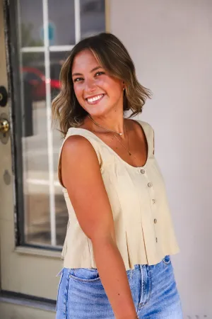 Alexis Button Down Tank