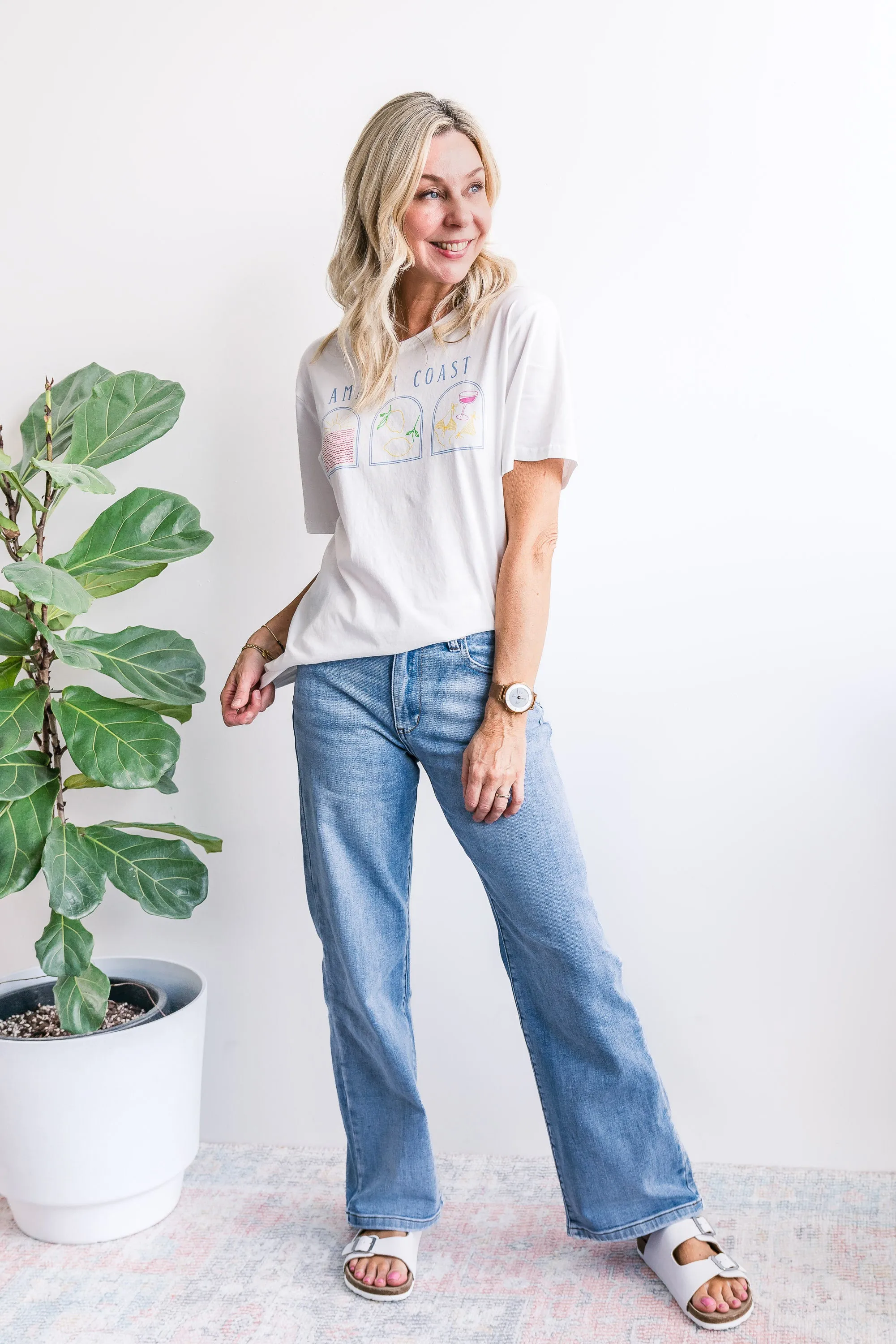 Amalfi White Tee