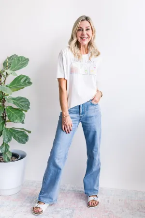 Amalfi White Tee