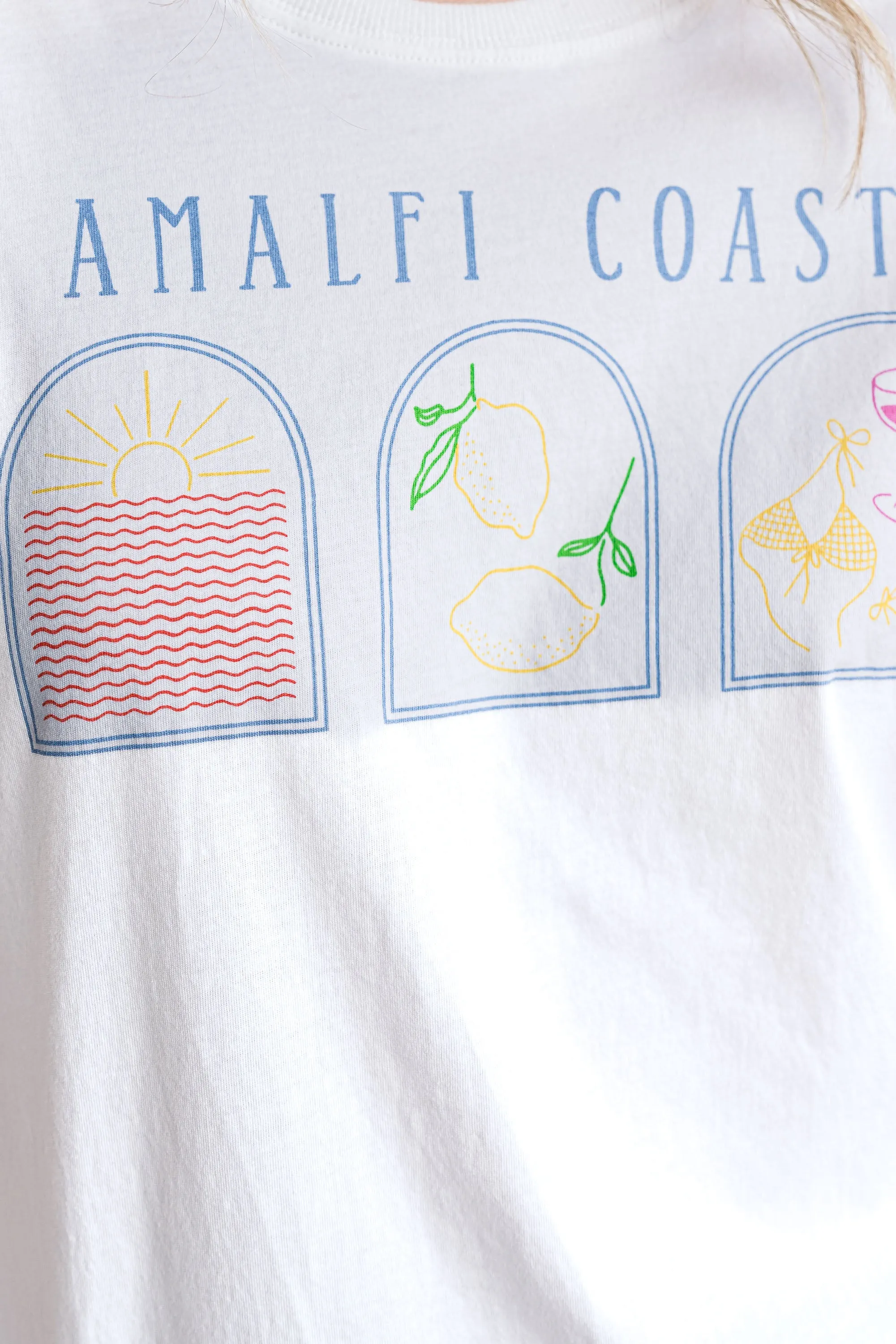 Amalfi White Tee