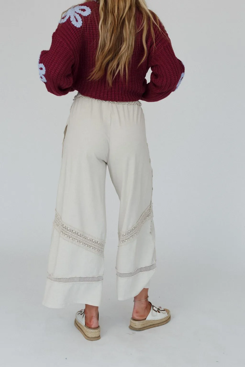 Any Day Wide Leg Pants - Taupe