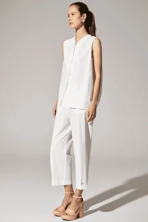 AVA DRAPED REVERSIBLE TANK WHITE