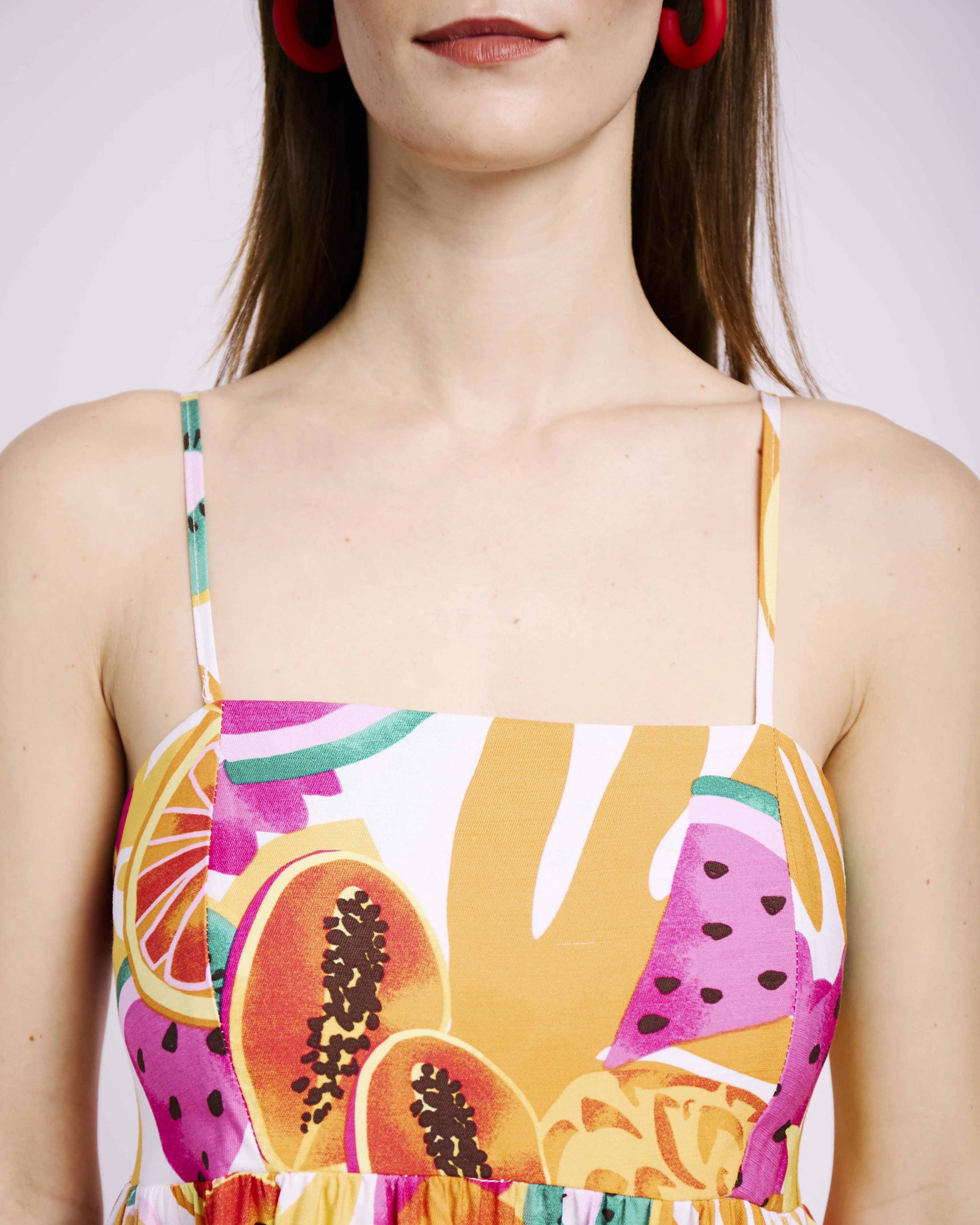 Babydoll Sundress in Fruit salad