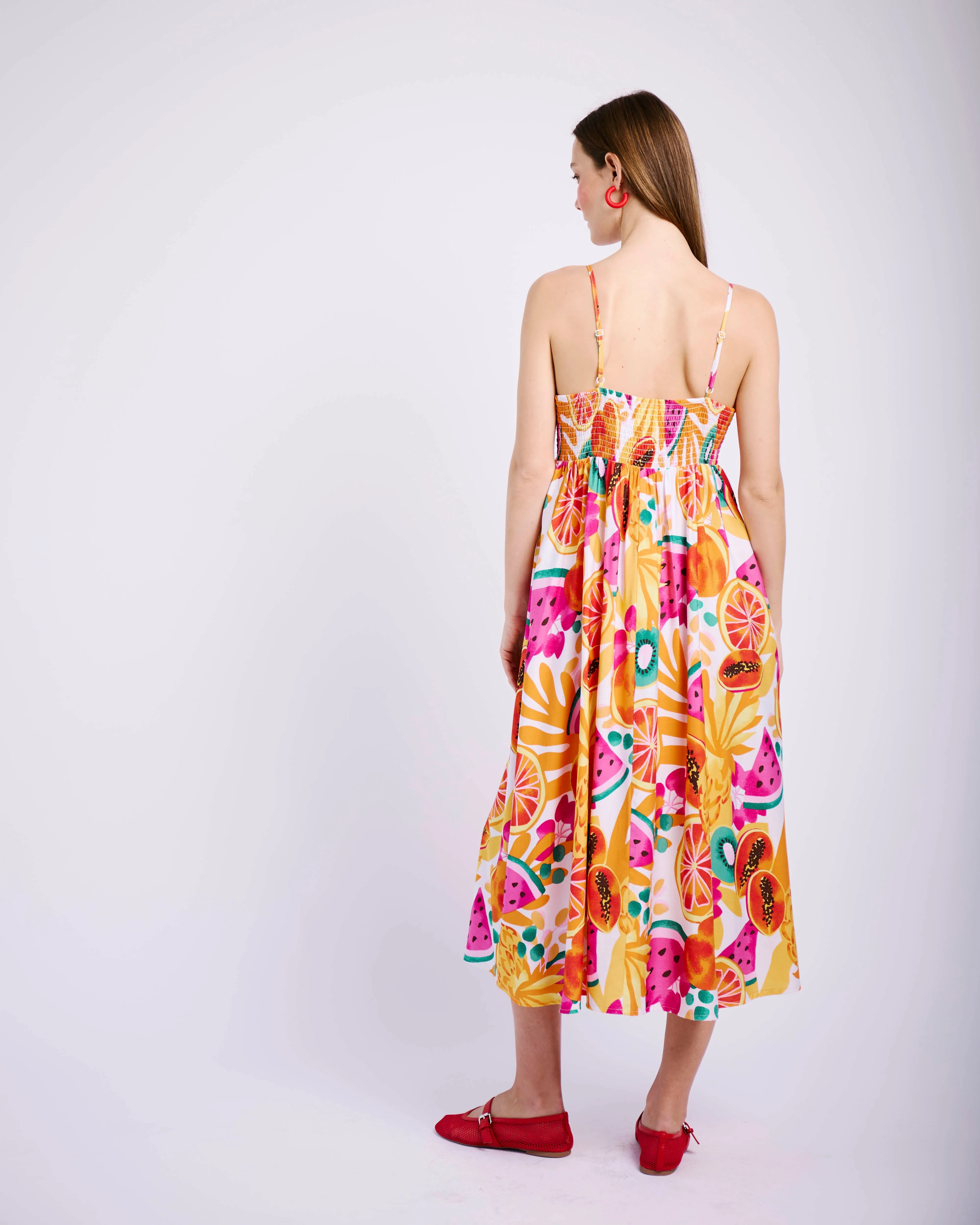 Babydoll Sundress in Fruit salad