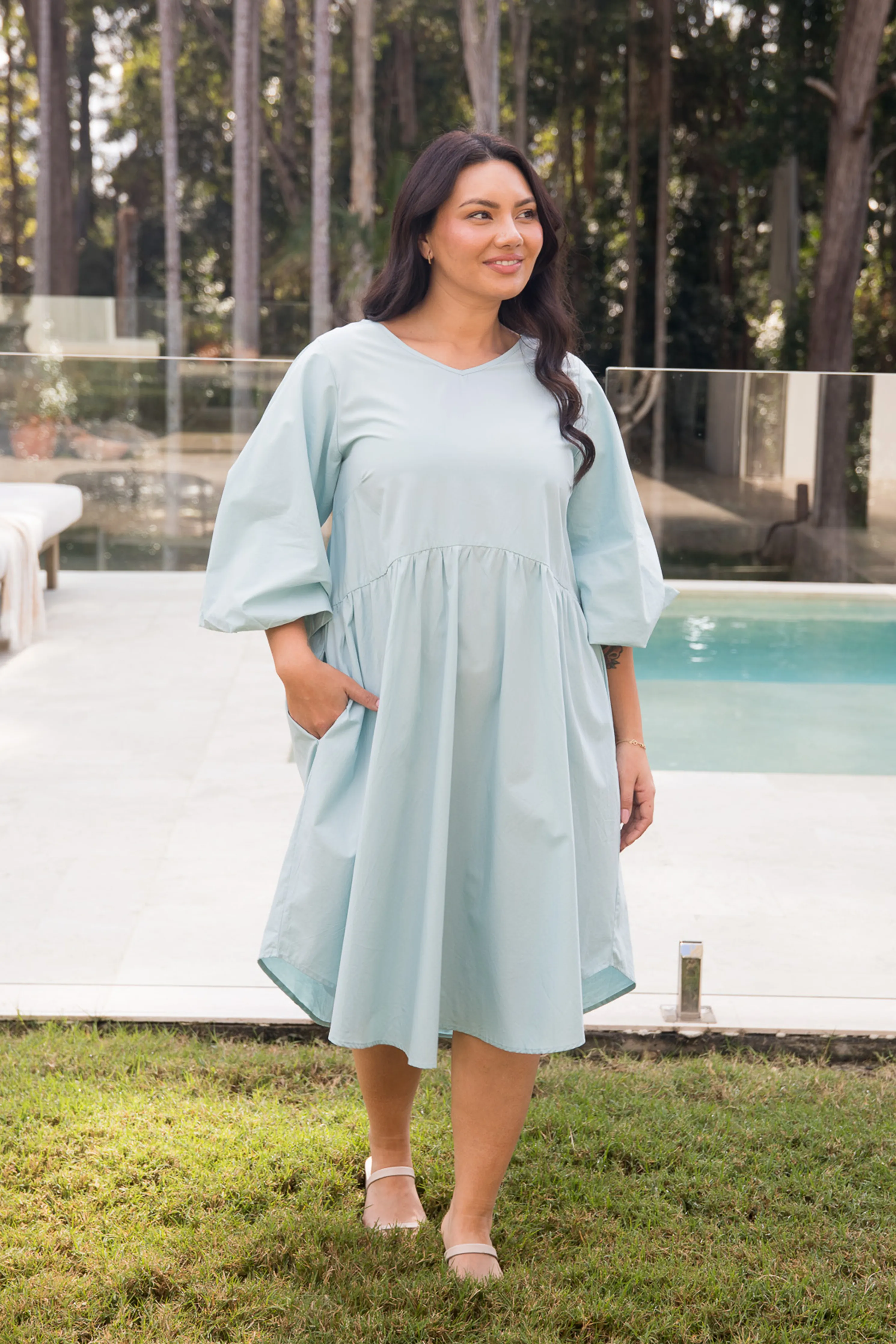 Bailey Dress in Bermuda