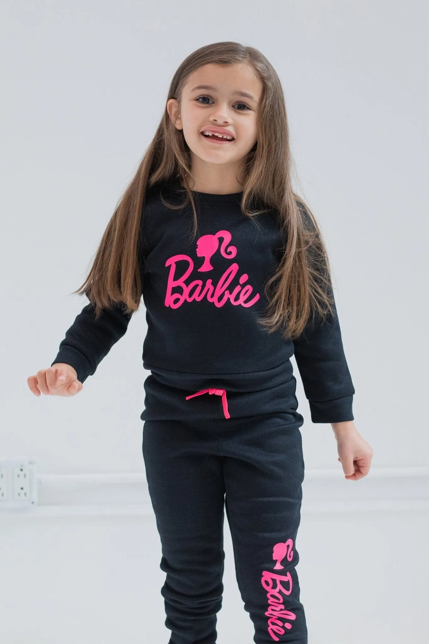Barbie French Terry Sweatshirt and Jogger Pants Set