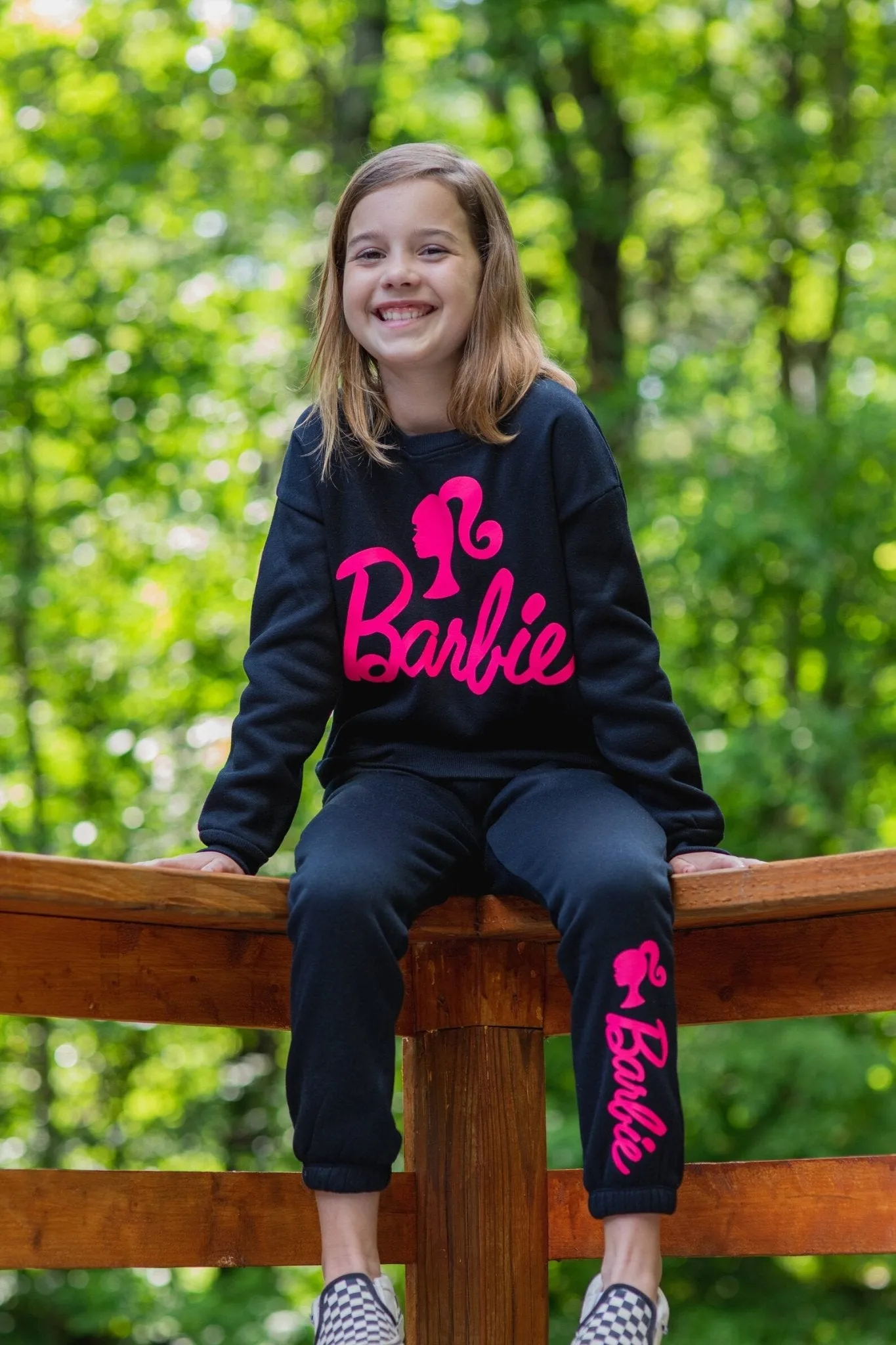 Barbie French Terry Sweatshirt and Jogger Pants Set