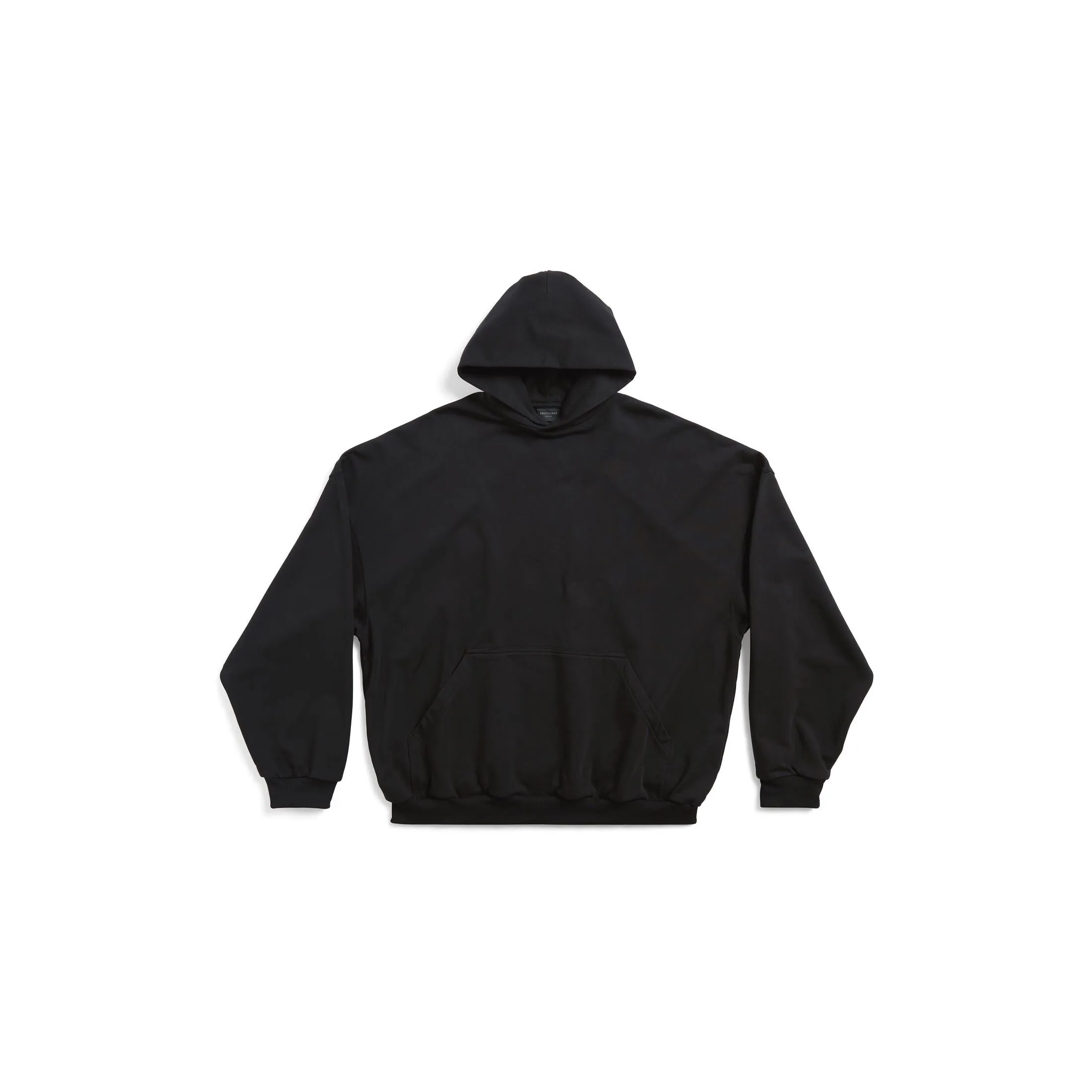BB PARIS STRASS HOODIE LARGE FIT IN BLACK FADED