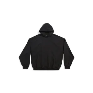 BB PARIS STRASS HOODIE LARGE FIT IN BLACK FADED