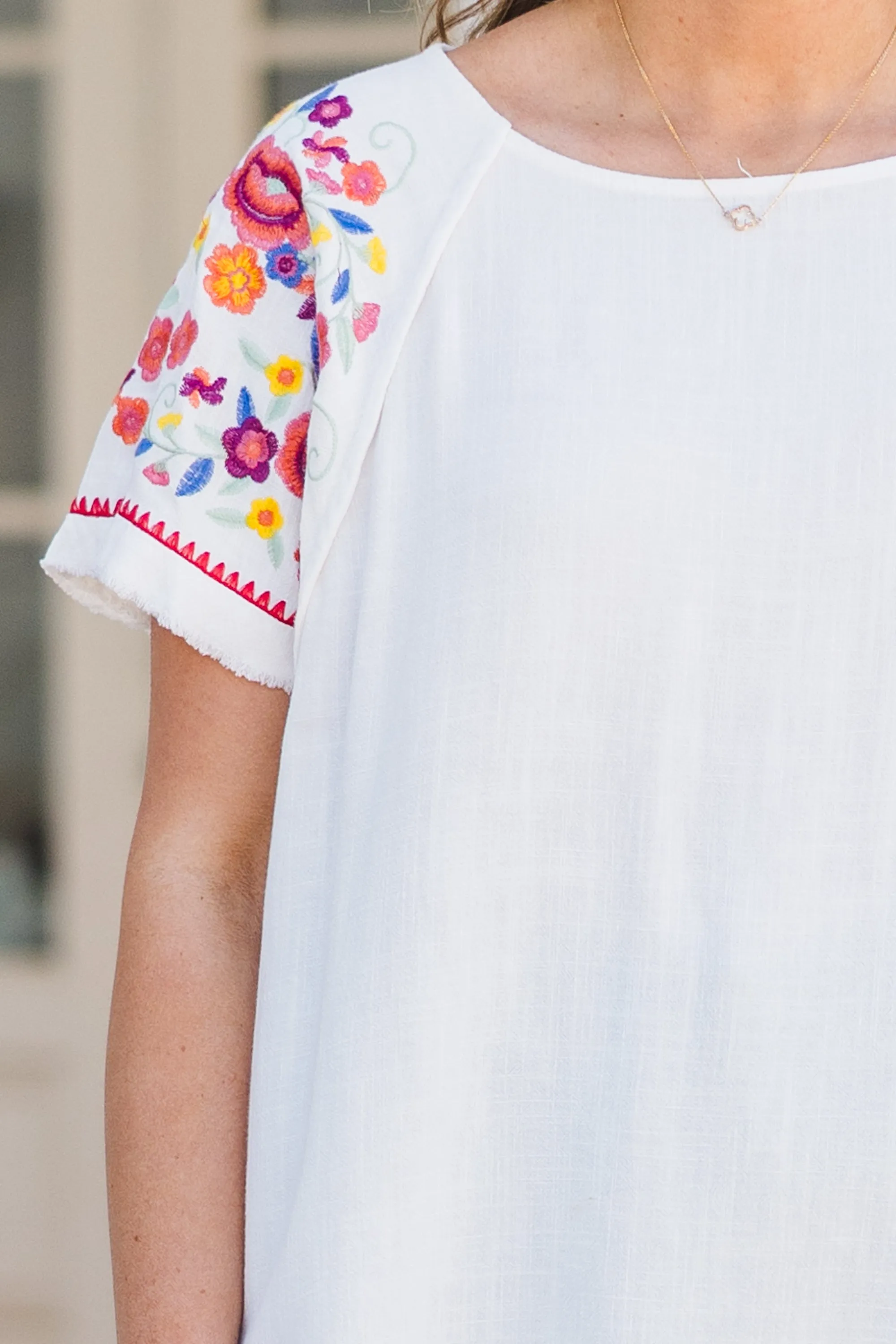 Bird In Hand Top, Off-White