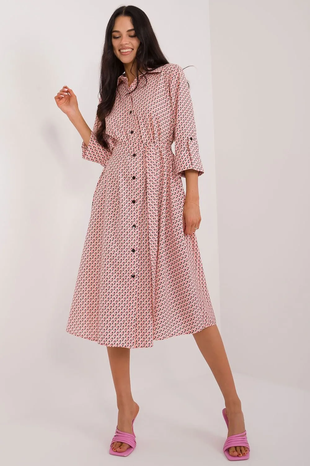 Buttoned Bliss Pocket Daydress
