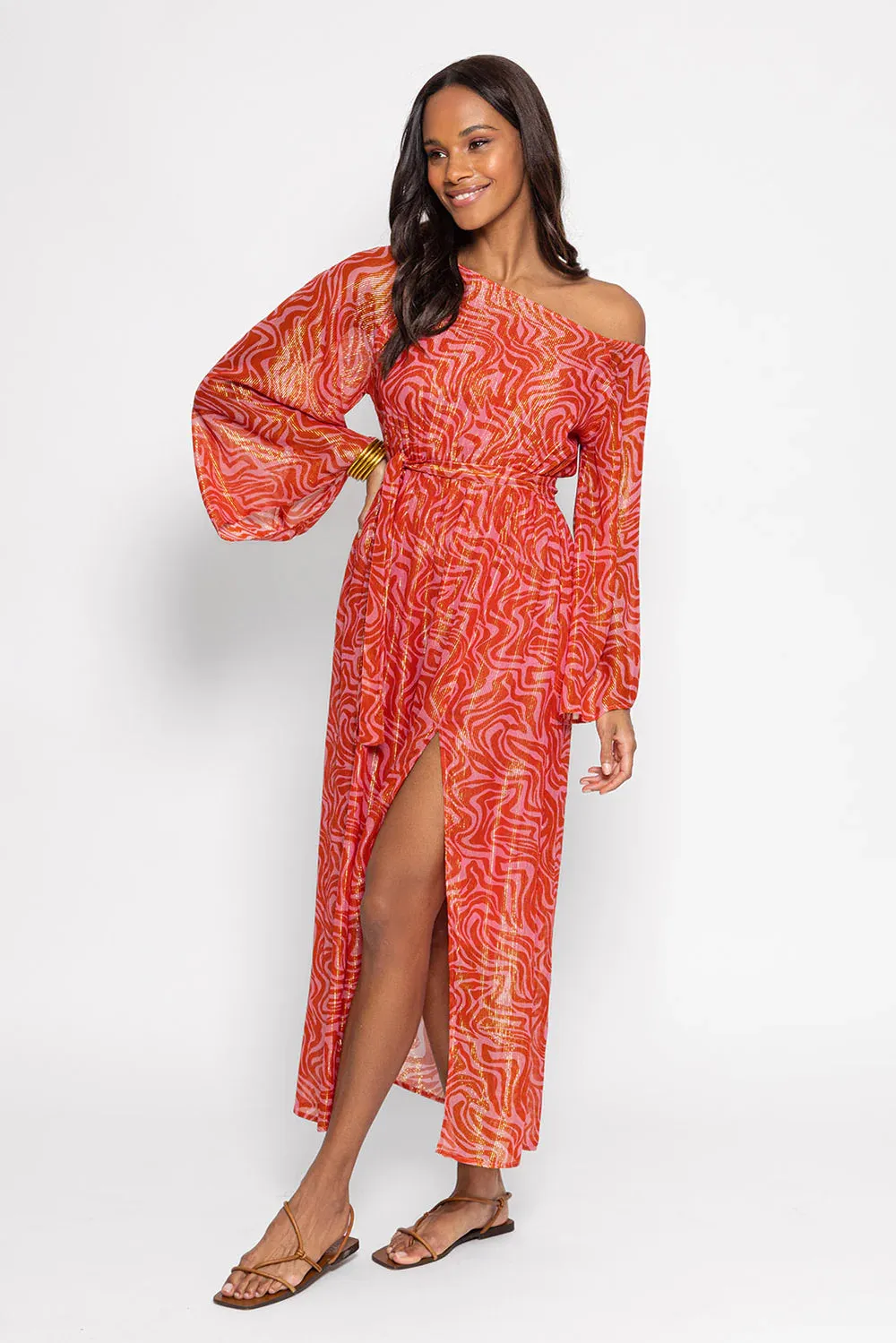 Cassandre Marbella Savannah Print Dress