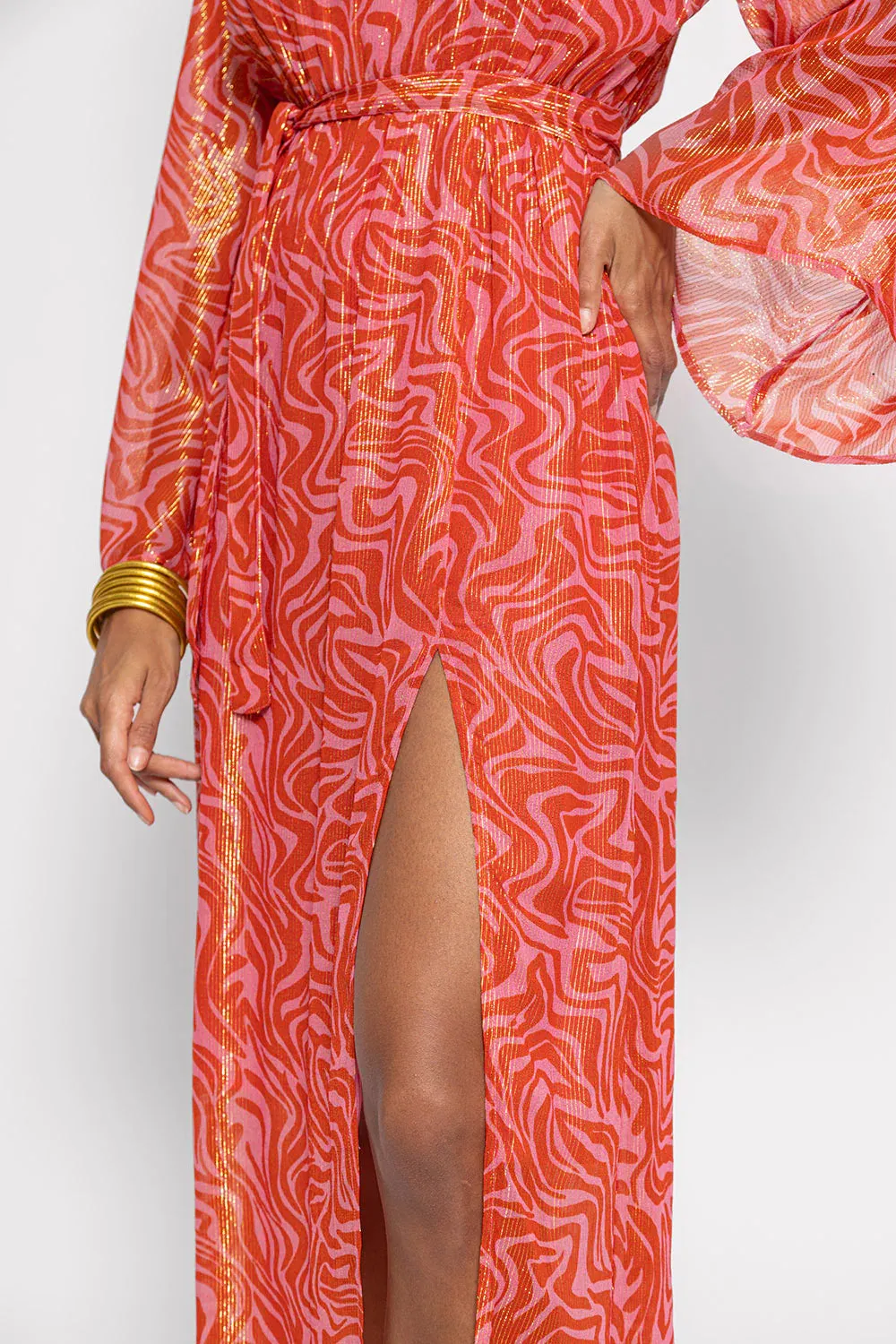 Cassandre Marbella Savannah Print Dress