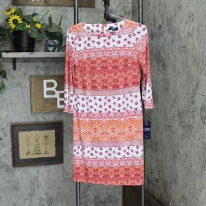 Chaps Womens Petite Multi-Print Shift Dress CHTA3234