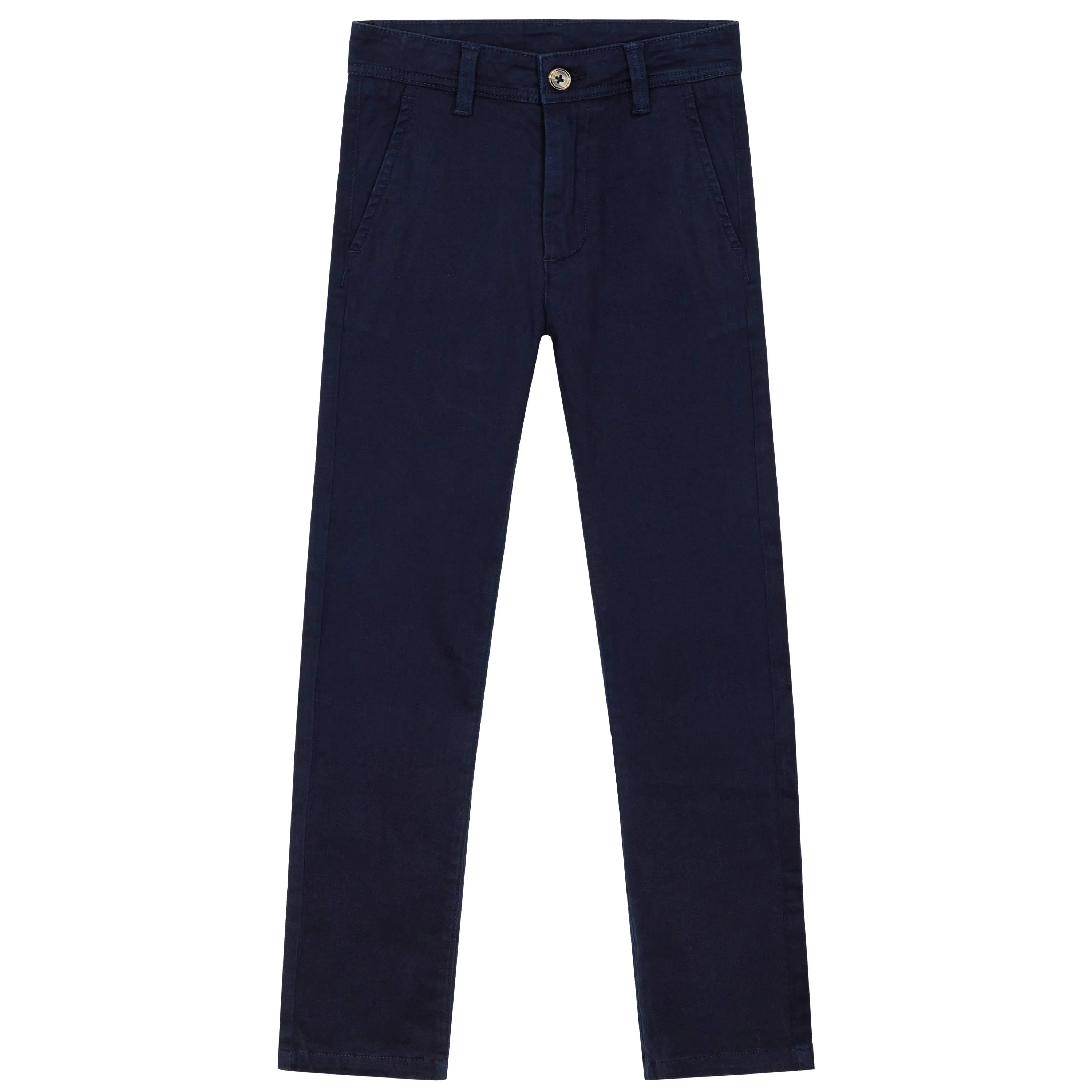 CityComfort Boys Chino Trousers with Front and Back Pockets, Adjustable Waist