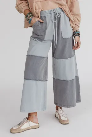 Coastal Colorblock Pants - Blue