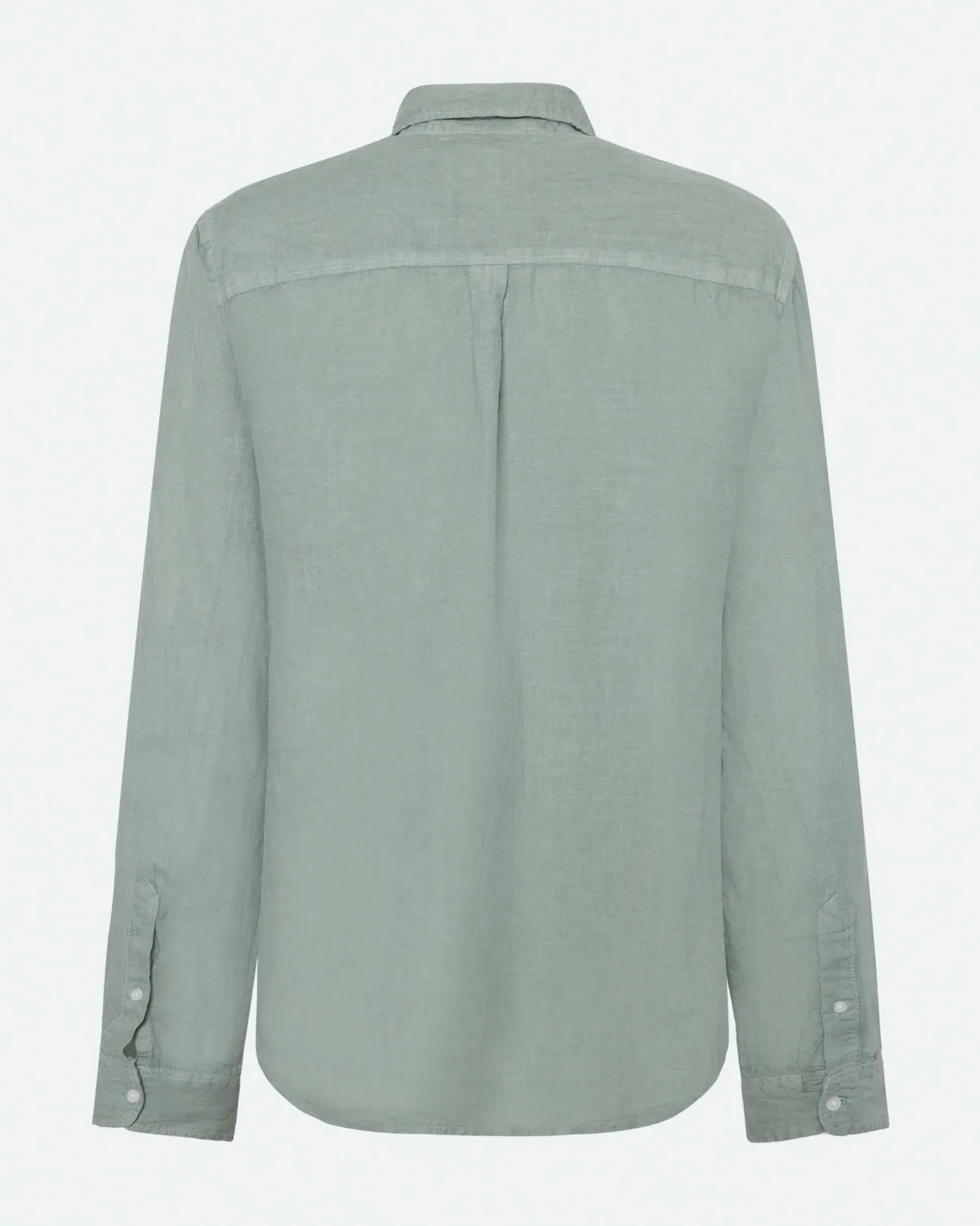 Colt long sleeved reg linen shirt 4115 - Gray Mist