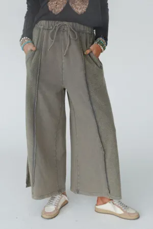 Dawson Wide Leg Pants - Mocha