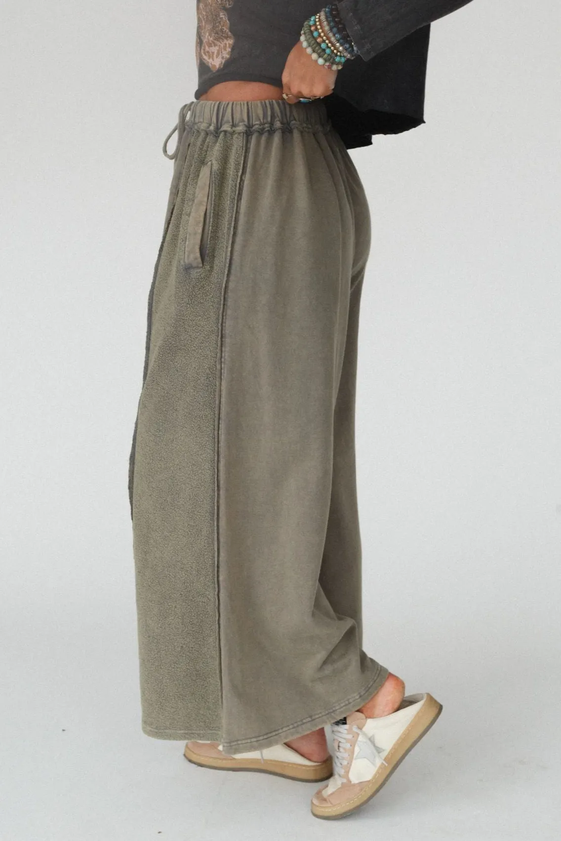 Dawson Wide Leg Pants - Mocha