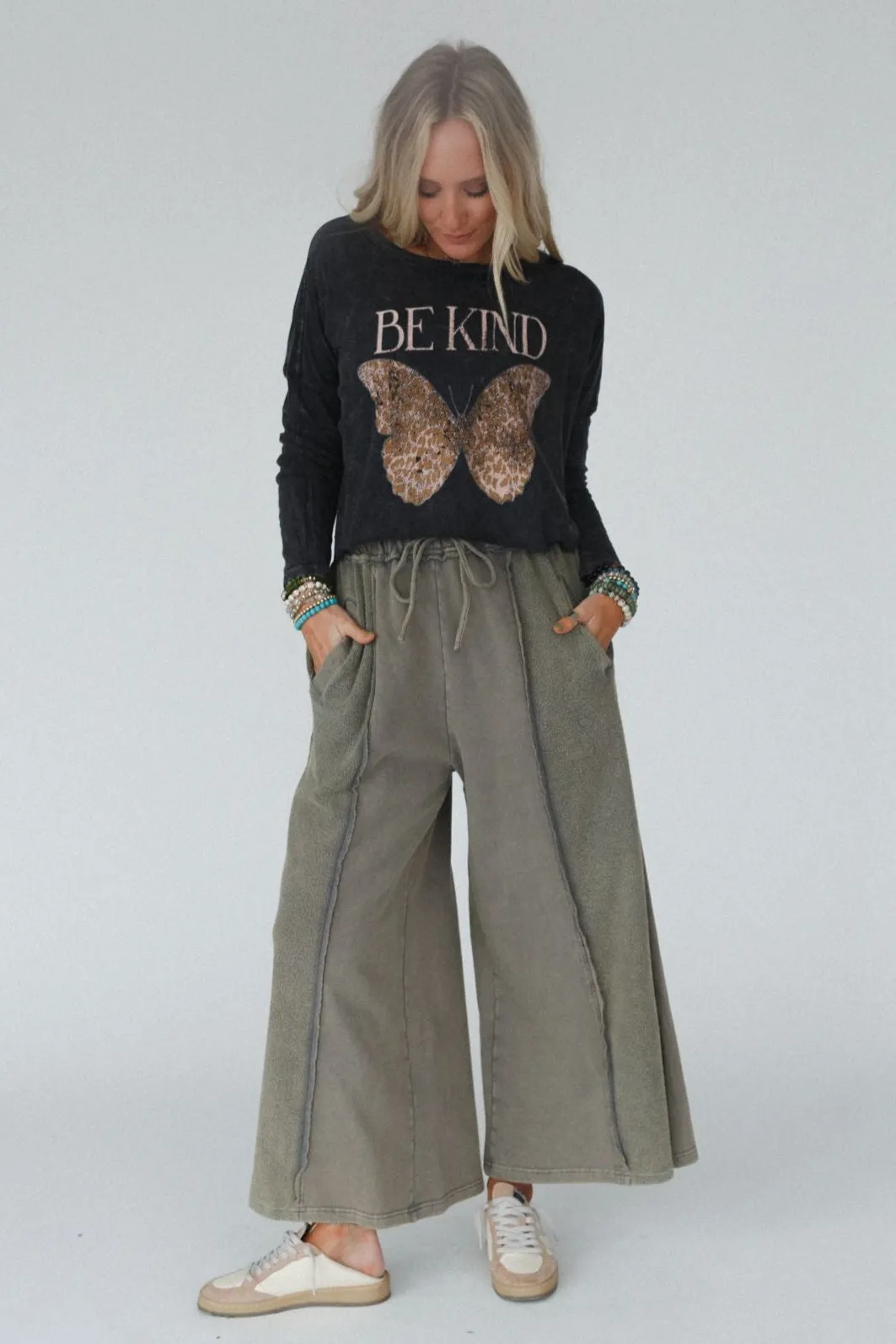 Dawson Wide Leg Pants - Mocha