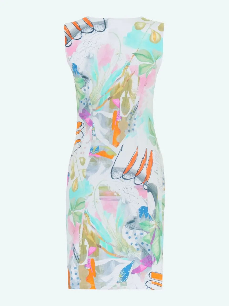 Dolcezza Summer Shift Dress "Heureux d'un Printemps" - Print