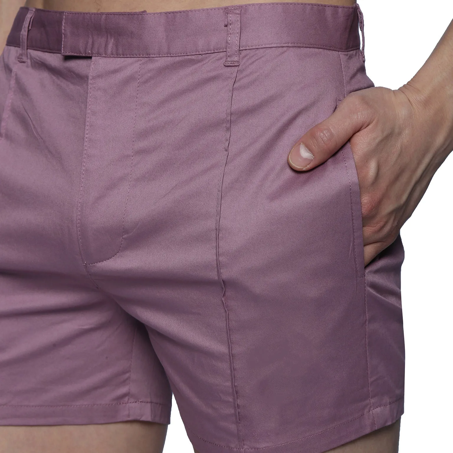 Dusty Lavender Spring Twill Portofino Short