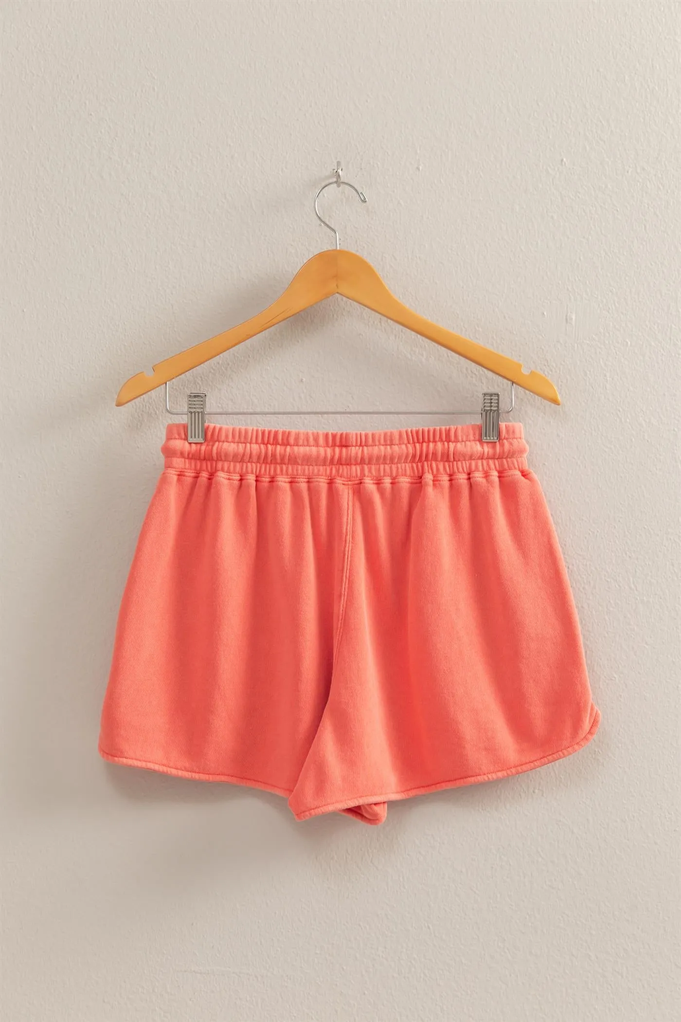 DZ25A690-Drawstring Waist Casual Dolphin Shorts