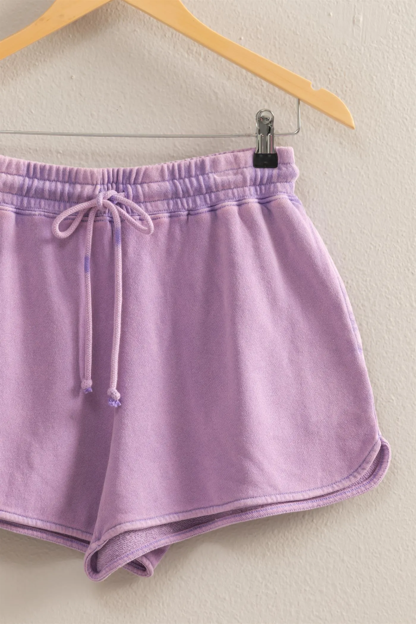 DZ25A690-Drawstring Waist Casual Dolphin Shorts