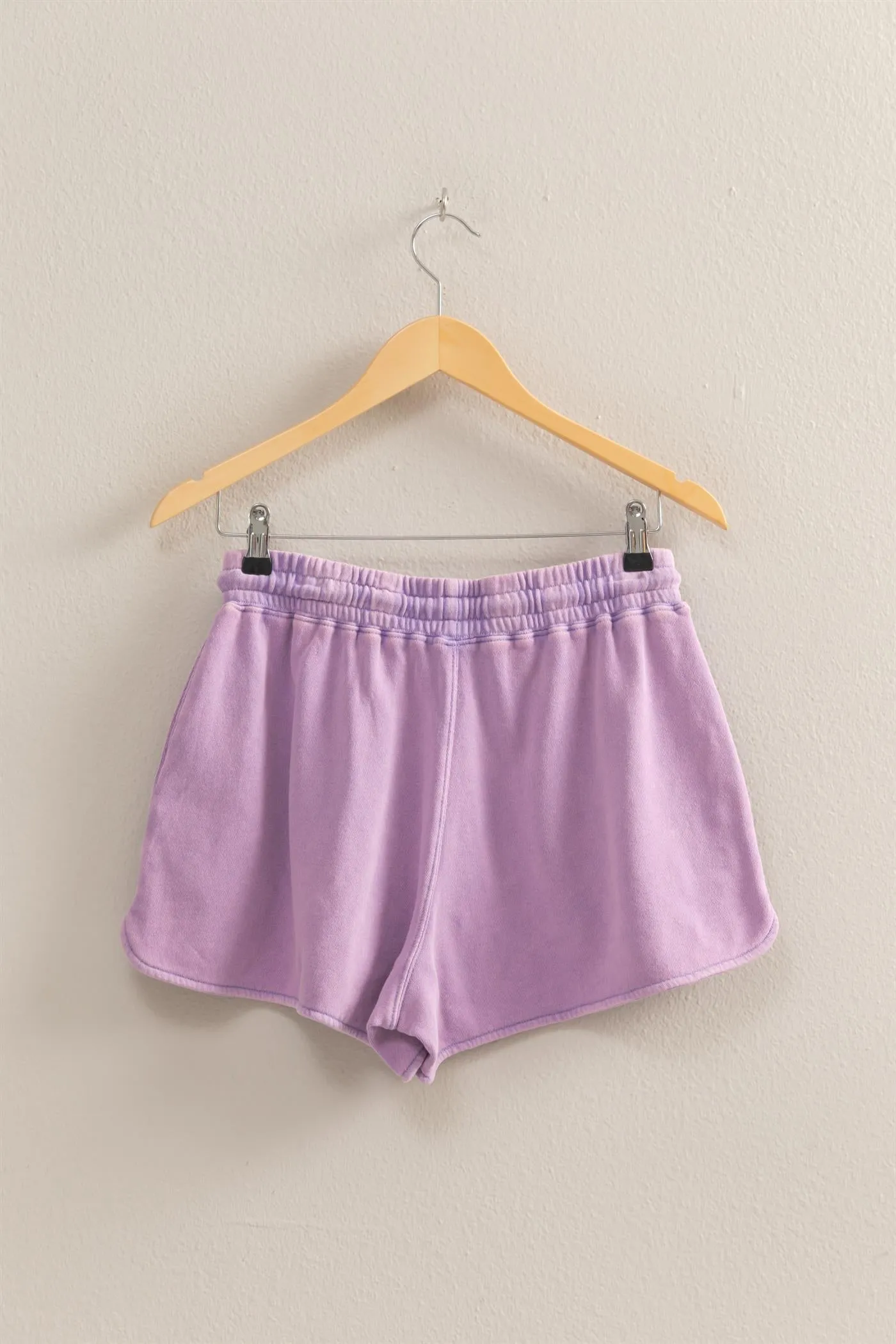 DZ25A690-Drawstring Waist Casual Dolphin Shorts