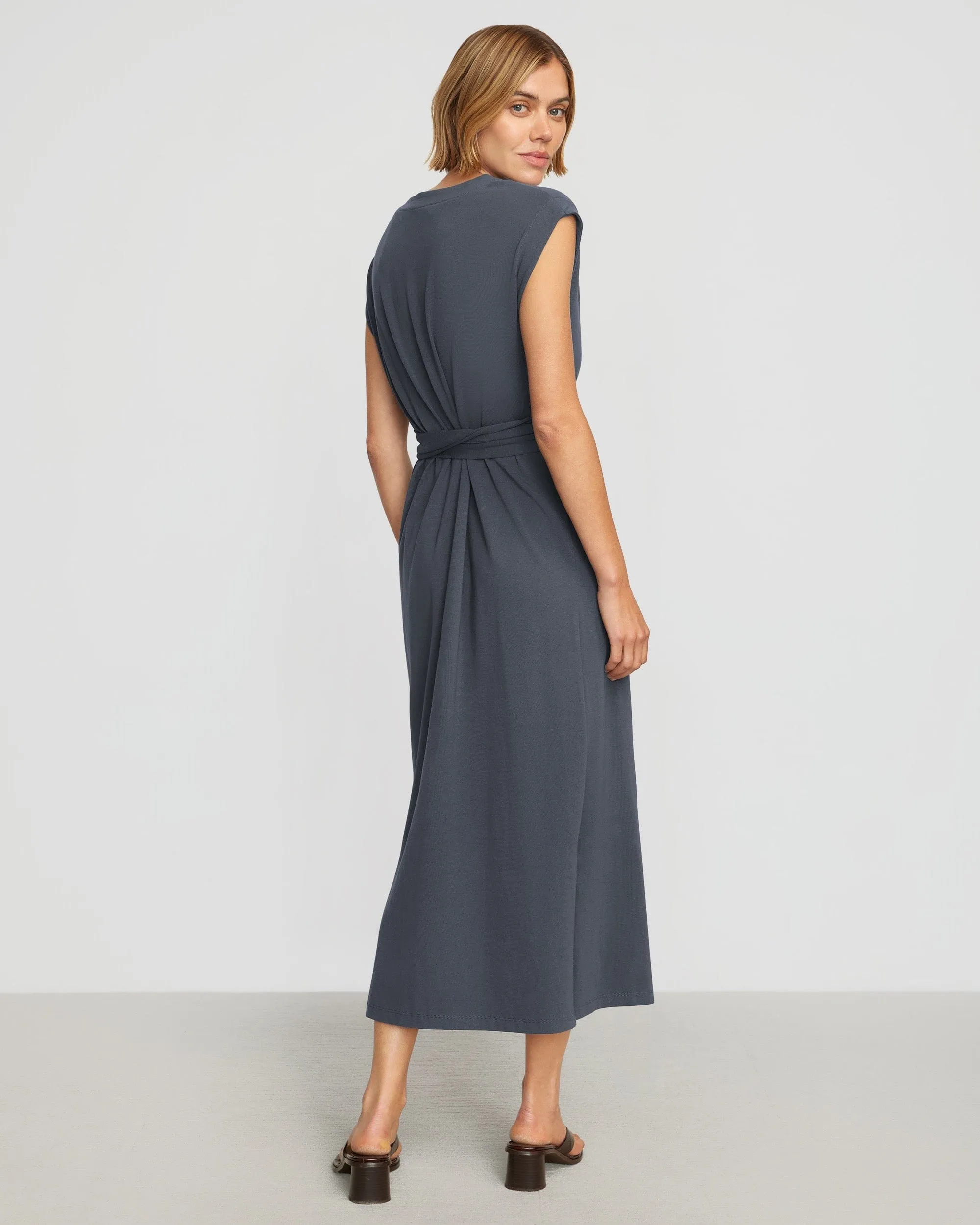 Fei Tie-Front Organic Cotton Dress