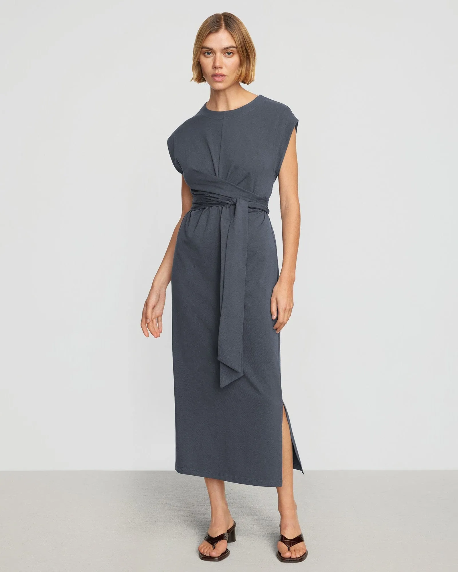 Fei Tie-Front Organic Cotton Dress