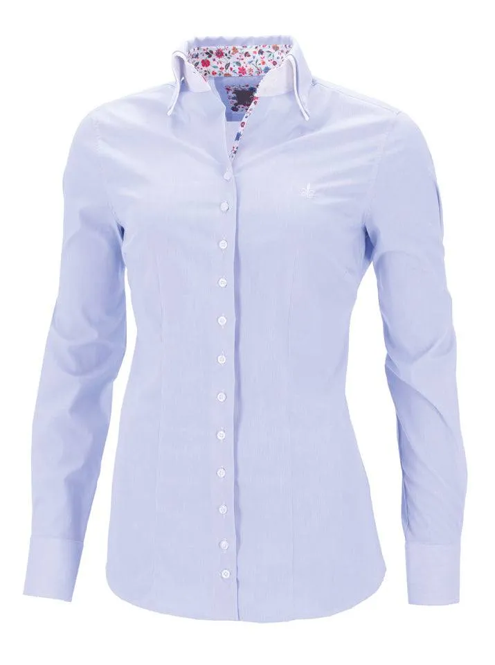 Fior da Liso - Carlotta Luna Belle Blue Blouse - SS24