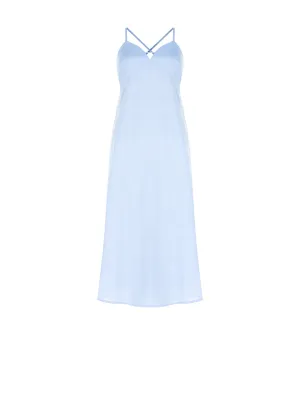 Flared Cotton Midi Dress