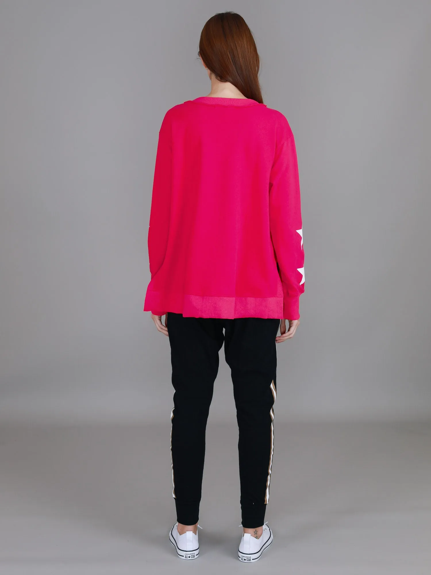 Frankie Five Star V Neck Sweatshirt