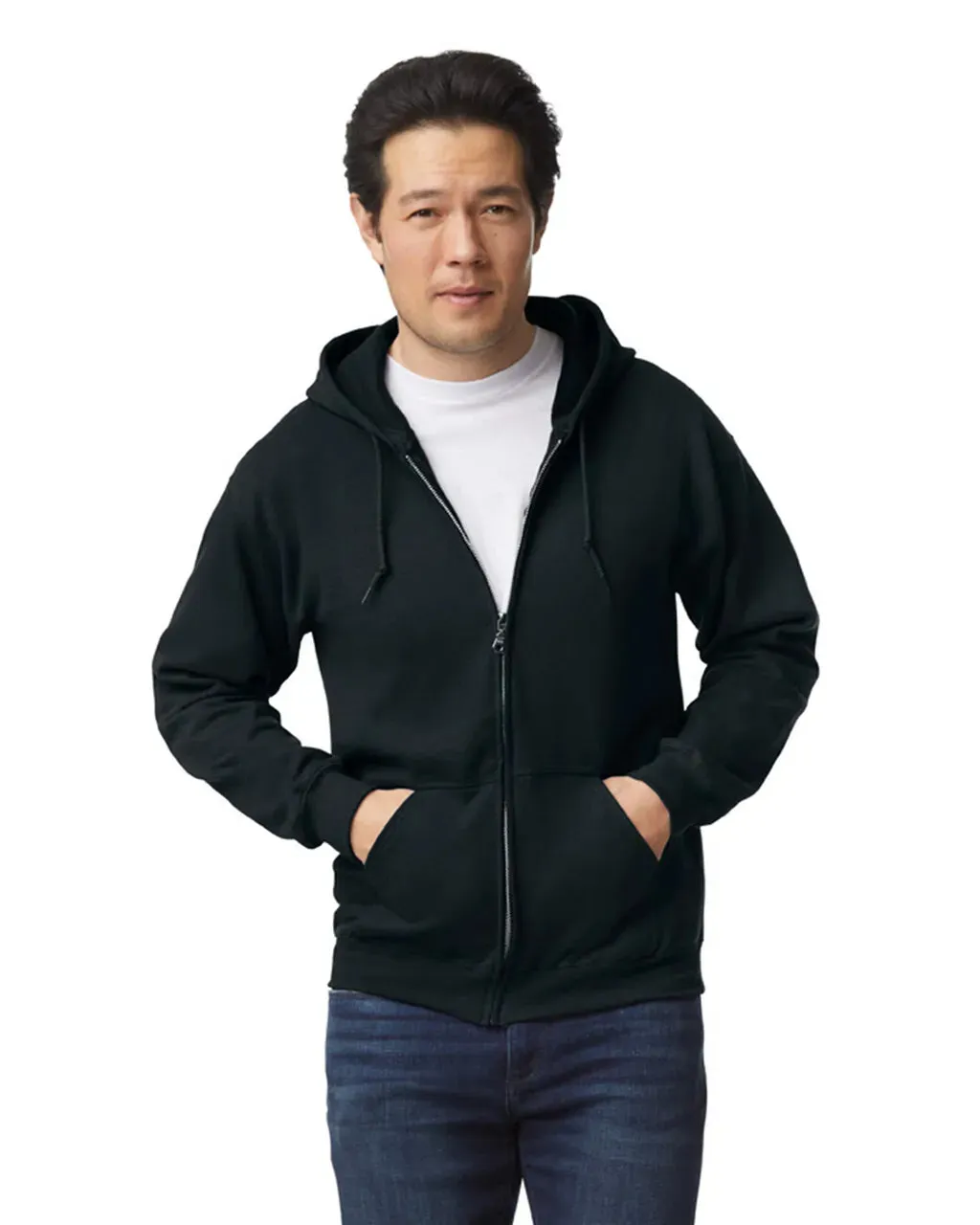 Gildan Cozy Zip Hoodie: Customizable Comfort & Trendy Style - Unisex