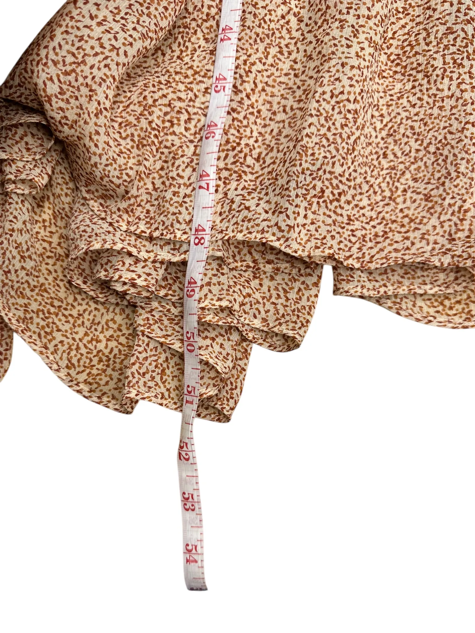 Jonathan Simhkai 100% Silk Orange Print Maxi Dress Size XS