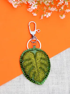 Jungle Leaf Keychain Bagcharm