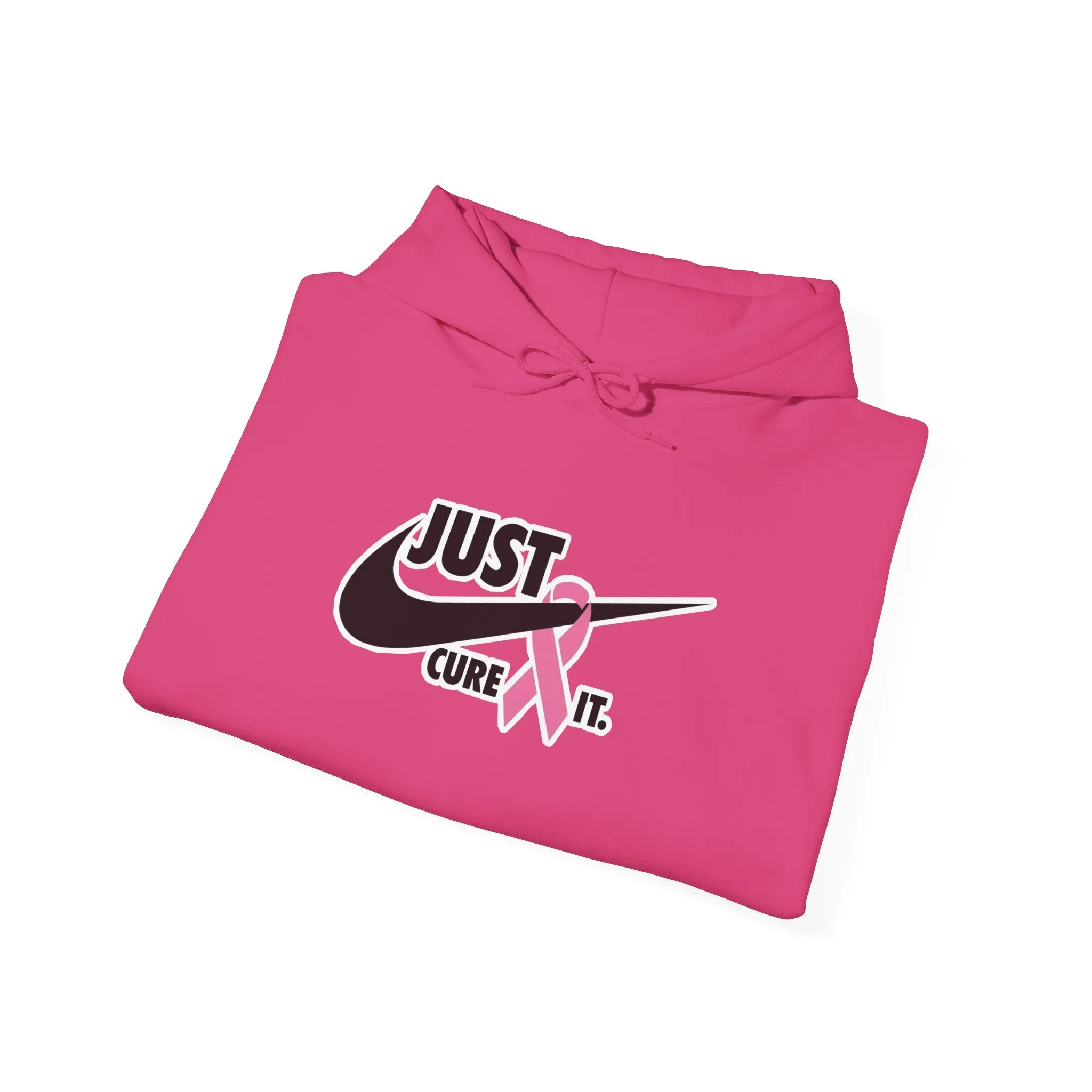 Just Cure It Unisex Hoodie - Support Breast Cancer Awareness