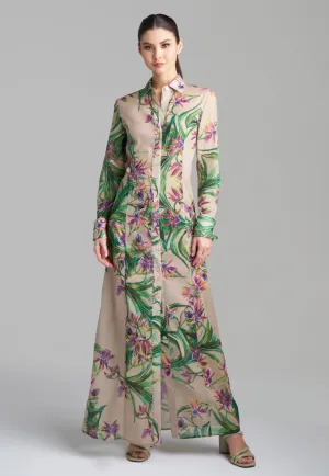 Kathe Cotton Dress in Regalia