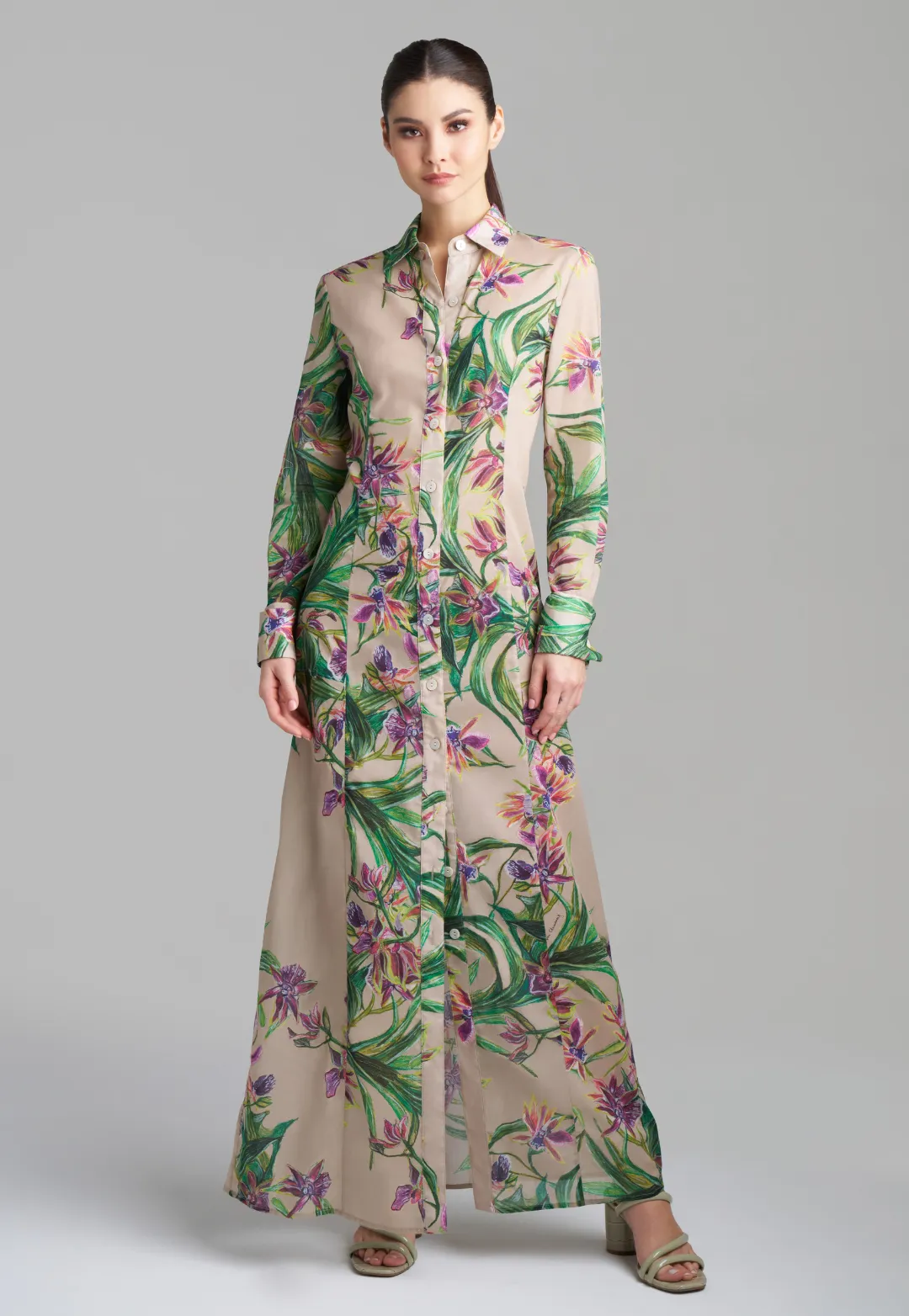 Kathe Cotton Dress in Regalia