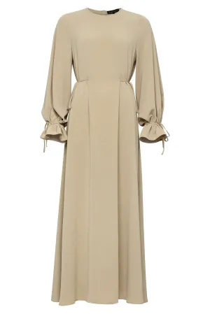 Lamis Maxi Dress - Beige