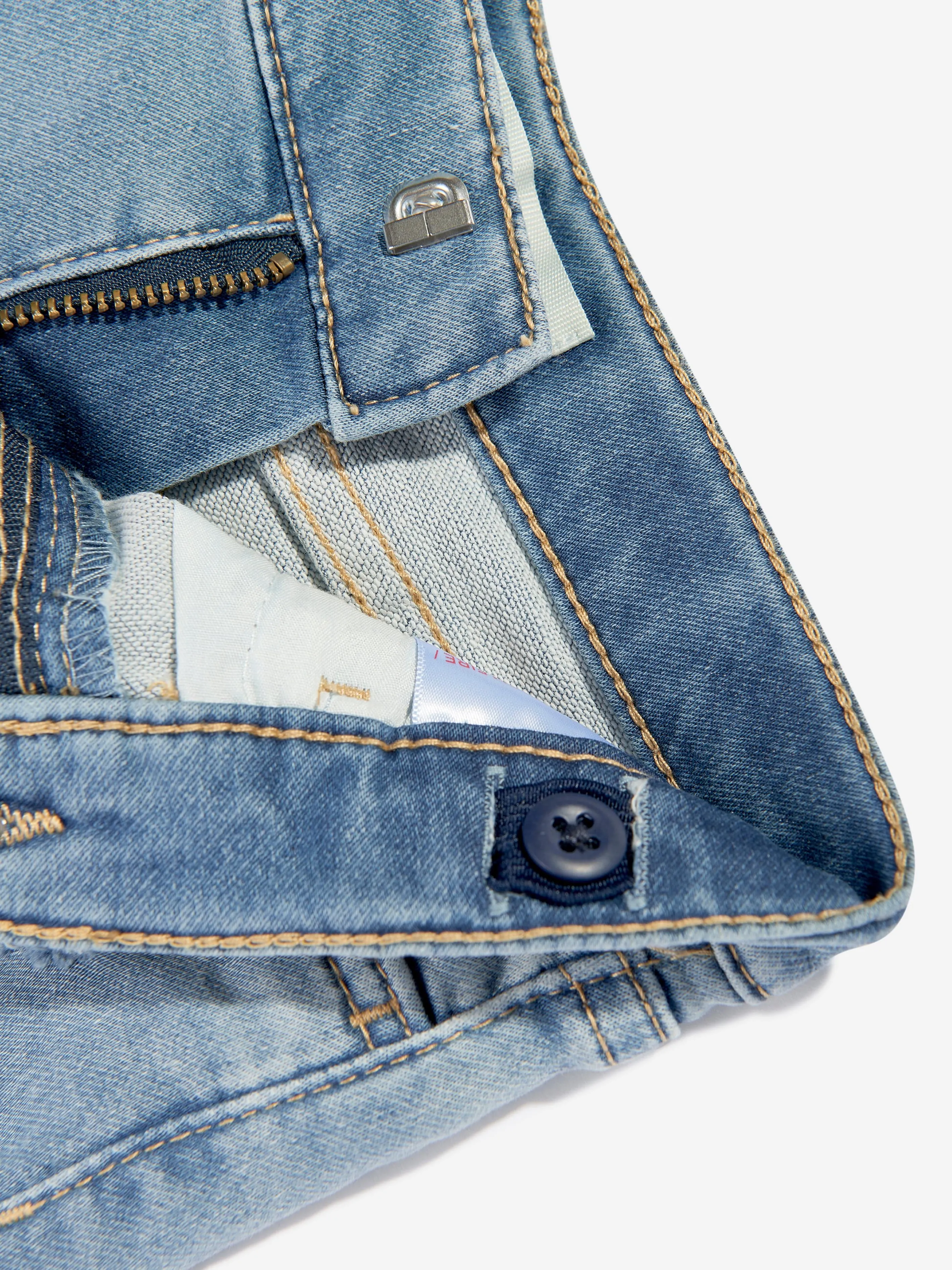 Levi's Wear Girls Roll Up Denim Shorts in Blue