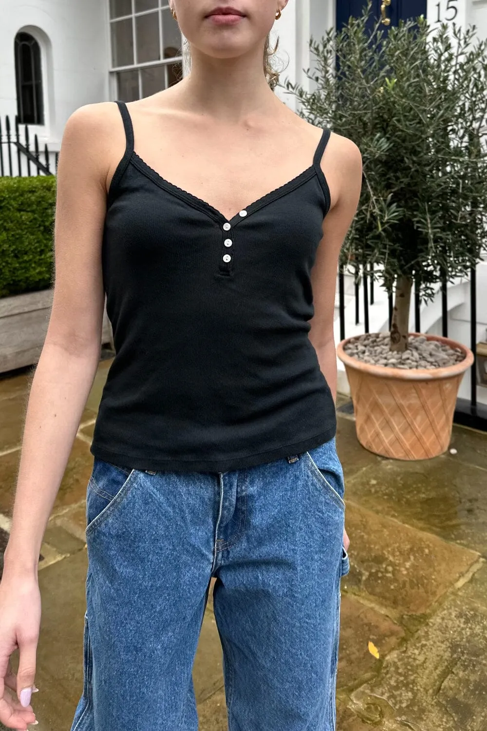 Lorene Button Top