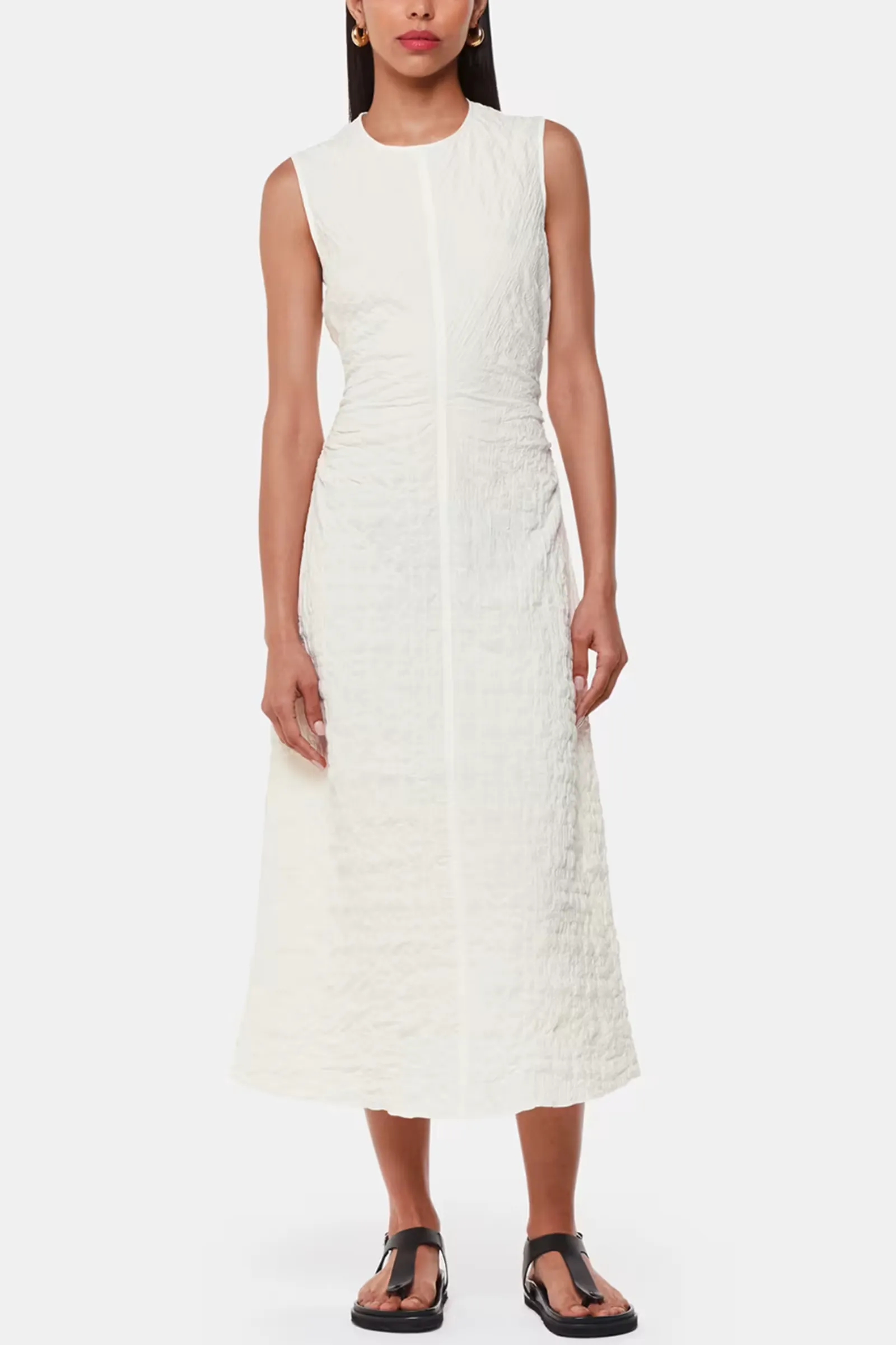 Lori Textured Midi Dress