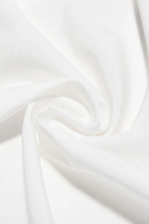 Lynsie Bodycon Midi Dress - Pearl White