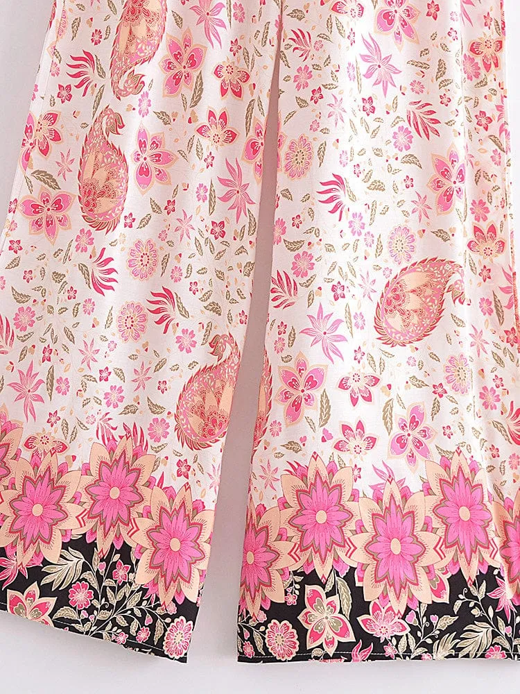 Medea Boho Wide Leg Pants
