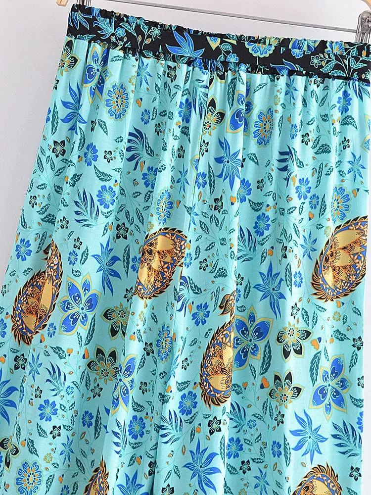 Medea Boho Wide Leg Pants