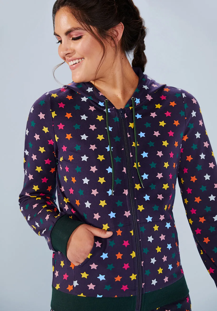 ModCloth x Collectif An All Star is Born Zip Hoodie