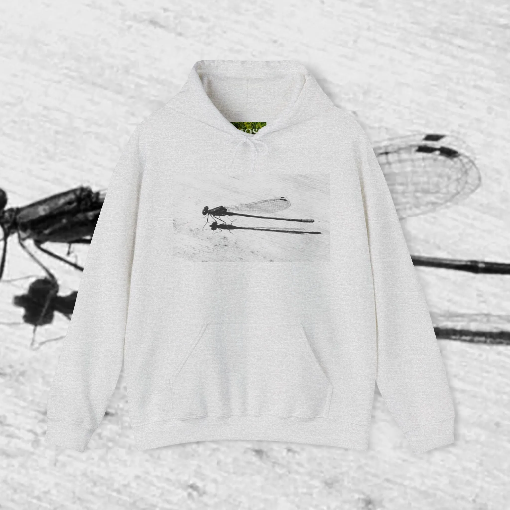 MOSS, Dragon Fly: Unisex Heavy Blend™ Hooded Sweatshirt
